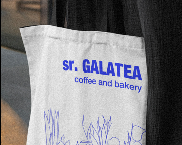 Branding en Cafetería Sr Galatea