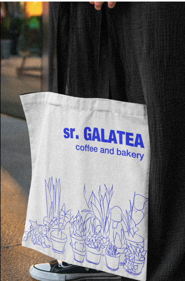 Branding en Cafetería Sr Galatea